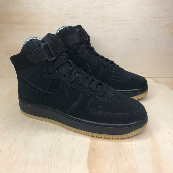 af1 high black gum